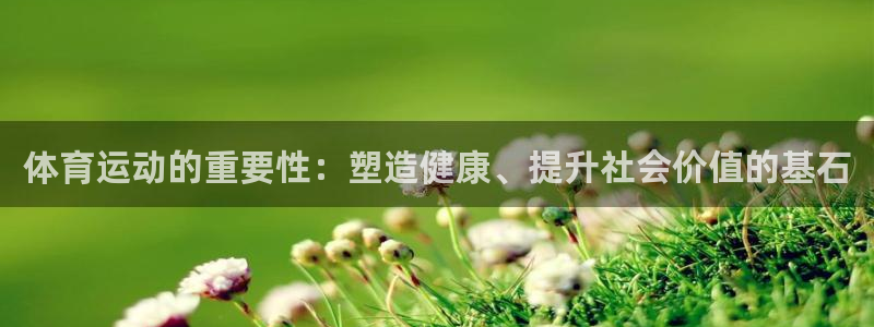 kok新版中欧体育：体育运动的重要性：塑造健康、提升社会价值的基石