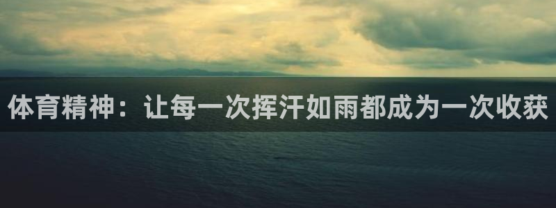 中欧体育全站app：体育精神：让每一次挥汗如雨都成为一次收获